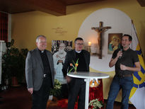 Die Schönstatt-Priester Dagobert Vonderau und Stefan Buß geben ein Interview